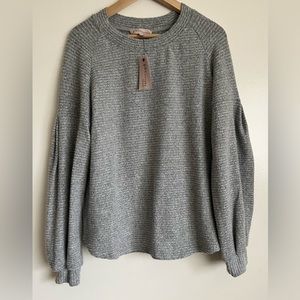 Philosophy gray large new sweater